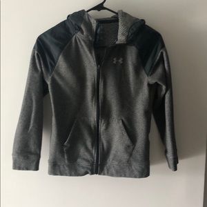YM under Armour zip up hoodie